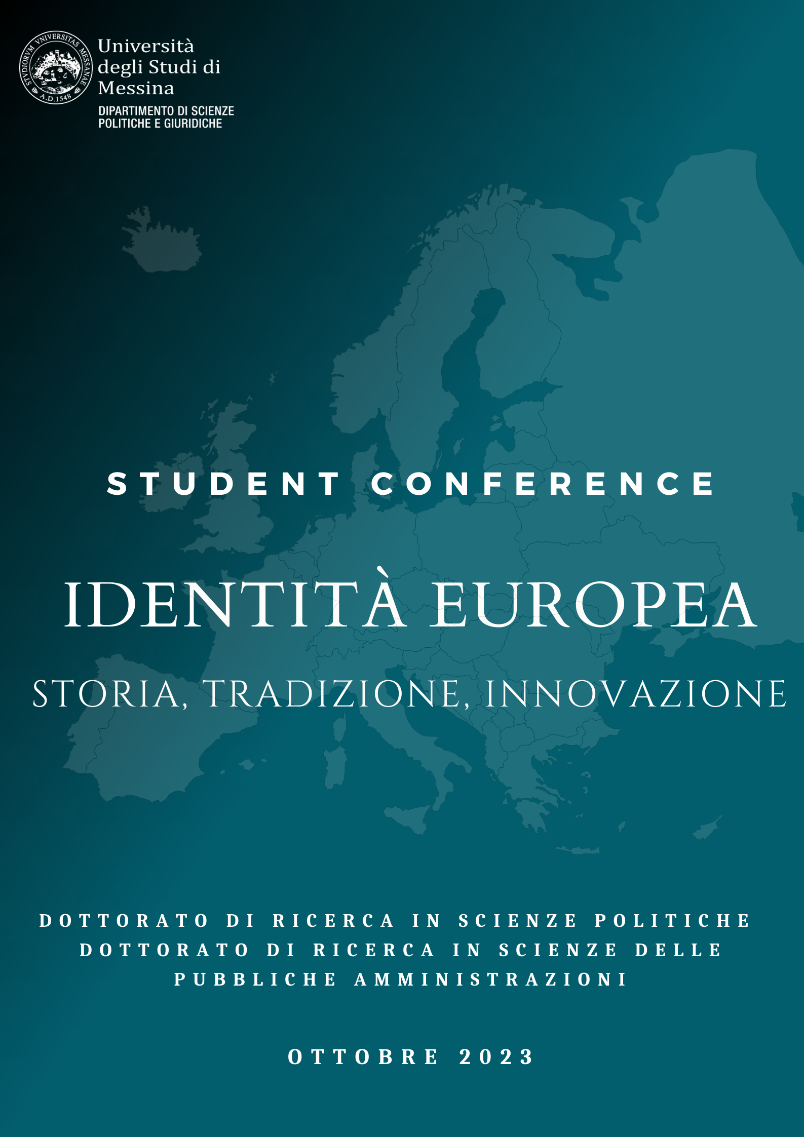 La Student Conference organizzata dai dottorandi di ricerca in “Scienze Politiche” e in “Scienze della Pubbliche Amministrazioni” dell’Università degli Studi di Messina è rivolta a dottorande/i e dottori di ricerca, che abbiano conseguito il titolo da non più di tre anni, in Scienze politiche, pubbliche amministrazioni, giuridiche, economiche e umanistiche.